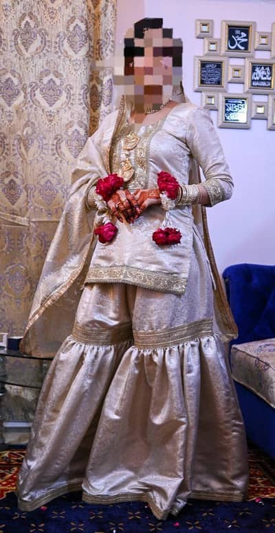 Banarsi Gharara for Nikkah