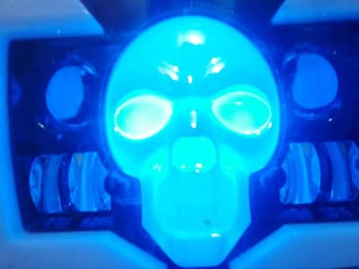 skull light and back light