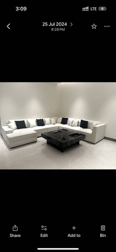 L shape sofa