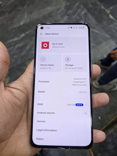 Oneplus 9 5G non pta 8+8 Ram / 128 memory