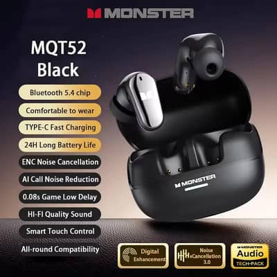 Monster MTQ52 Earbuds Available for Sell