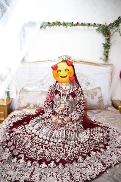 Urgent Sale Beautiful Barat  wedding Bridal Dress