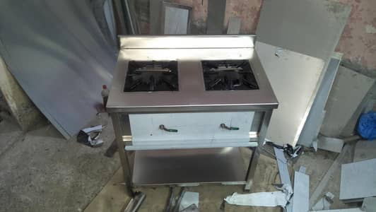 Cooking Range Continental aur Chinese food pizza Oven Fryer