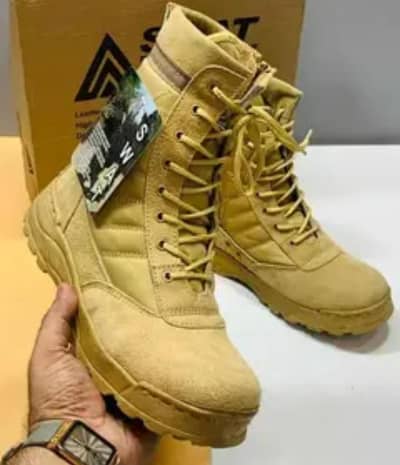 Army Takta Comando Shoe's Camel Brown and Black