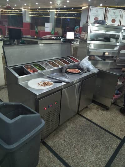 Pizza Prep Table under counter chiller South star oven ARK oven Fryer