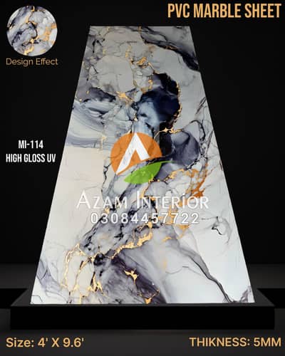 Wall panels  sheet  PVC 4mm sheet 4foot x 114 inch