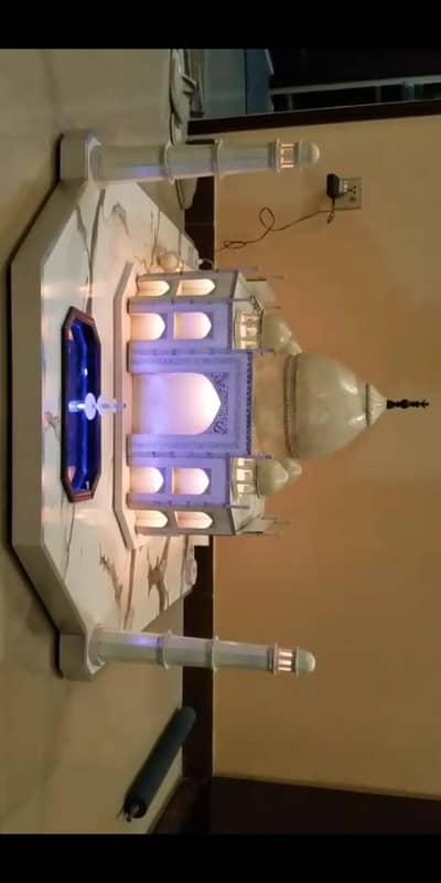 Taj mahal fountain model