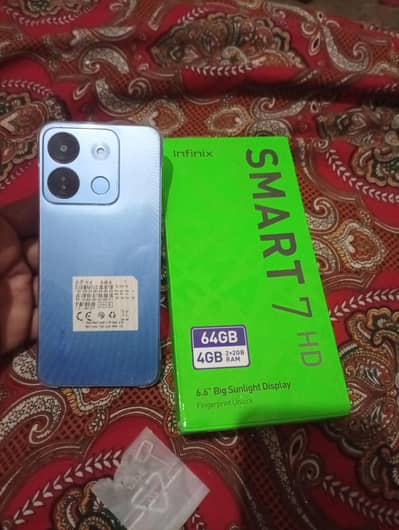 Infinix smart 7hd 2+2 64gb he with box