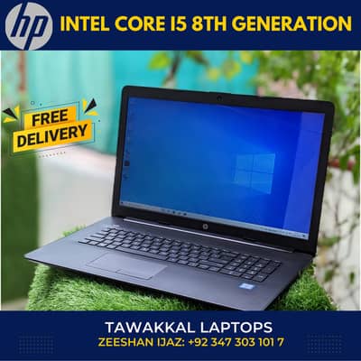 HP i5 8th Generation | 8 GB Ram | 256 GB SSD | Numeric Keyboard |