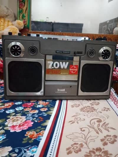 national Panasonic tape recorder with radio for sale