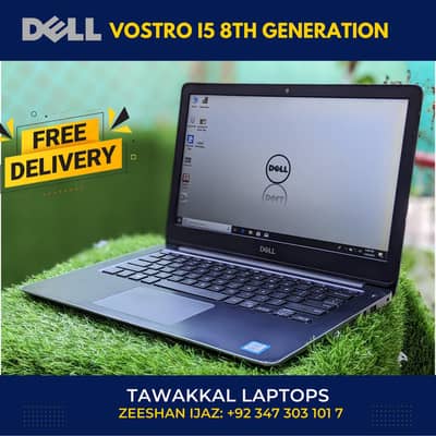 Dell i5 8th Generation | 8 GB Ram | 256 GB SSD | Backlight Keyboard