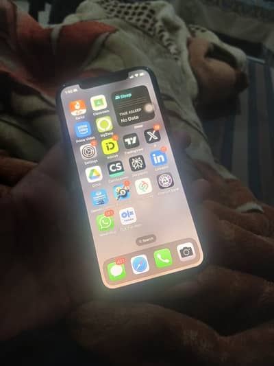 Iphone x pta approved 256 gb black colour