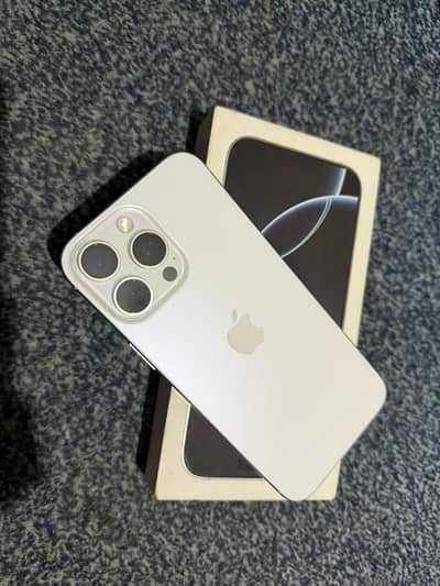 iphone 16 pro max jv 512 GB white silver