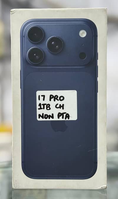 Apple 17 Pro 1TB Physical Dual sim Box pack Non pta Non Active