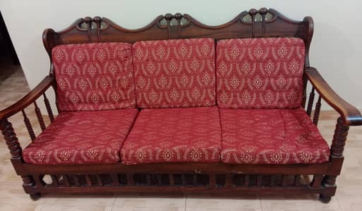 5 seater sofa sheesham wood