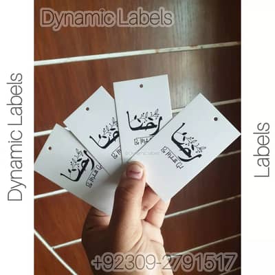 Woven Labels Clothing Tags Zip Locker Bags Brand Tags