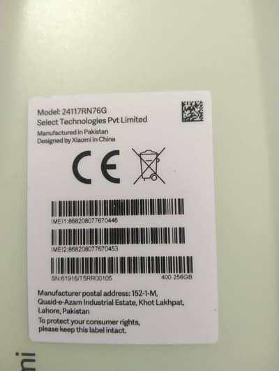 10/10 Redmi Note 14 with warranty . . . .