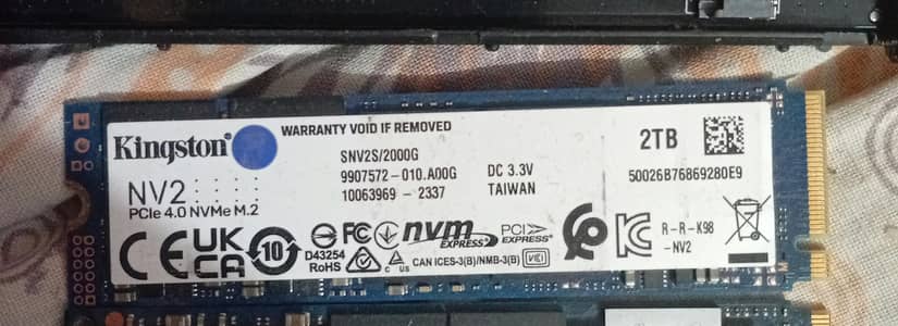 2TB NVME M2 / 256GB NVME M2 100% performance