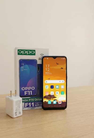 Oppo F11 With box and charger |8/256|, PTA LIFETIME, No open no repair