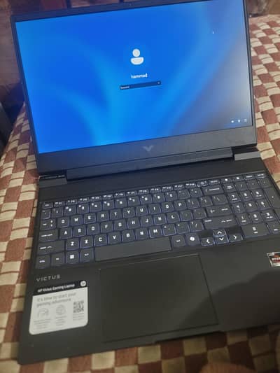 hp victus 15 blue 4050 New beast laptop