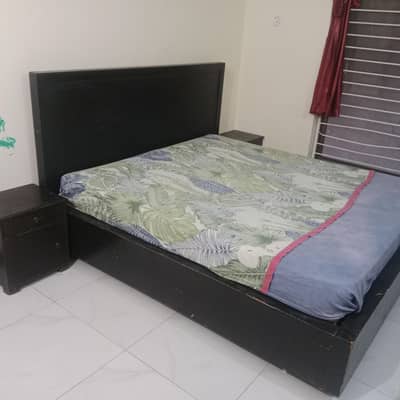 king size bed along with Spring mattress