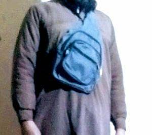 ایک کندھے کا ایزی جینز فیبرک منی بیگ ہے 2