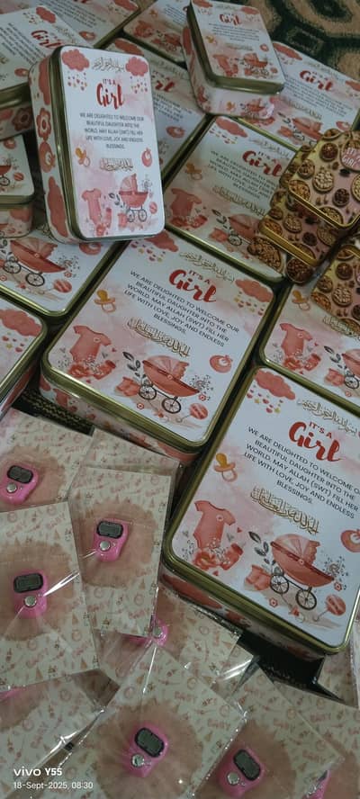 baby announcement boxes