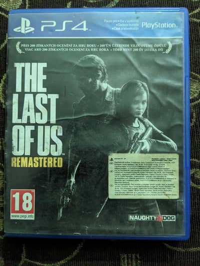 ps4 game CD last of us