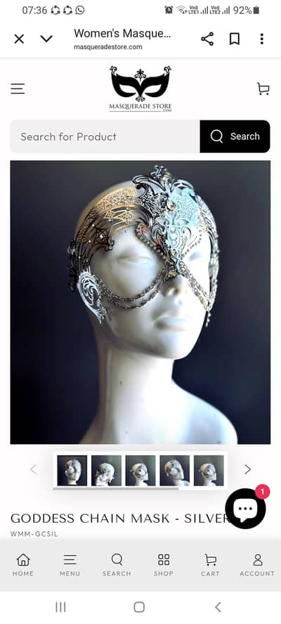 women masquerade mask
