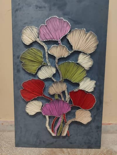 Handmade Antique String Art Wall Piece