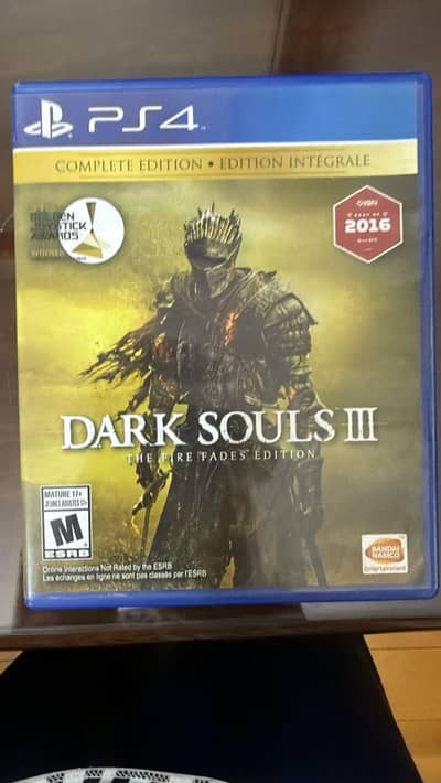 Dark souls 3 PS4 game