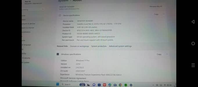 laptop for sale / core i5 3th gen/ touch screen/ gorilla glàss 5th