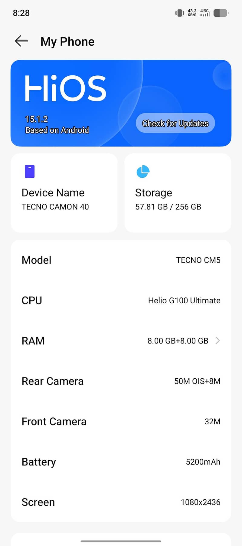 Techno camon 40 1