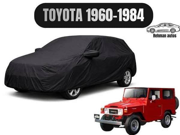 Toyota Land Cruiser FJ40 (1960–1984) Double Layer Car Top Cover | Heavy Duty Dust, Sun & Rain Protection | Perfect Fit