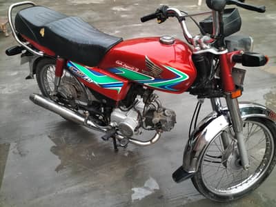 Honda CD 70 2018 model genuine condition
