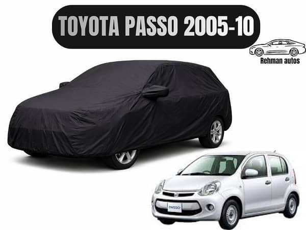 Toyota Passo (2005–2010) Single Layer Car Top Cover | Dust & Sun Protection | Lightweight & Easy Fit