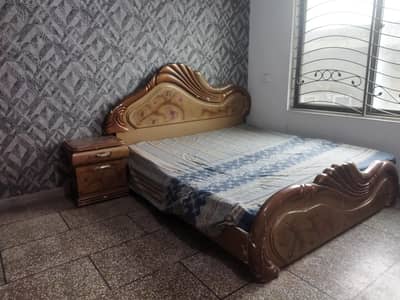 Like New Bed Set with Comfortable Mattress – Urgent Sale