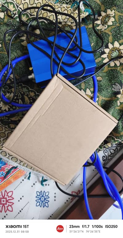 Electric cut off exhaust.