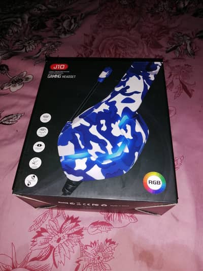 GAMING HEAD SET J10 RGB ALMOST NEW