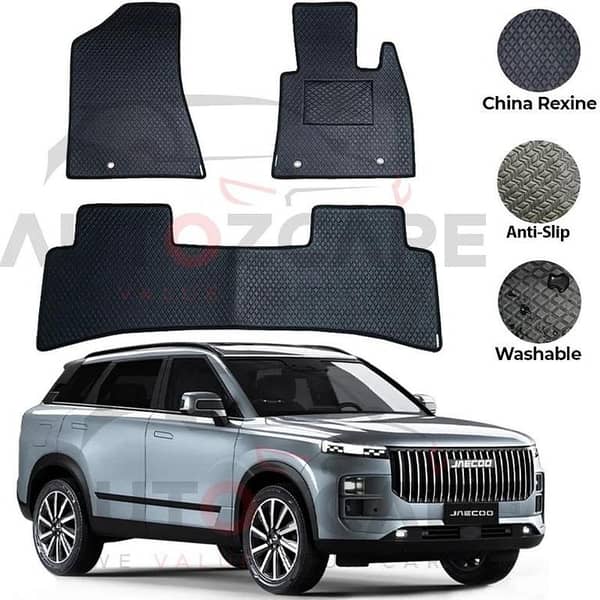 Jaecoo J7 China Rexine Floor Mat 3PCS - Model 2025