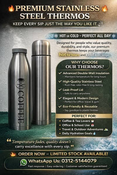 Thermos bottle 1 litre