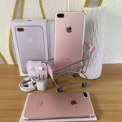 iPhone 7 plus 128gb with complete box whatsapp number 03202367705