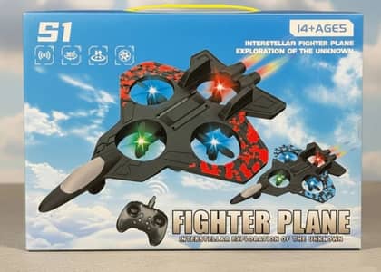 Fighter jet and j6 pro drones