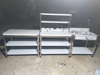 working table Avail/pizza oven/dough mixer/conveyor oven/fryer/grill