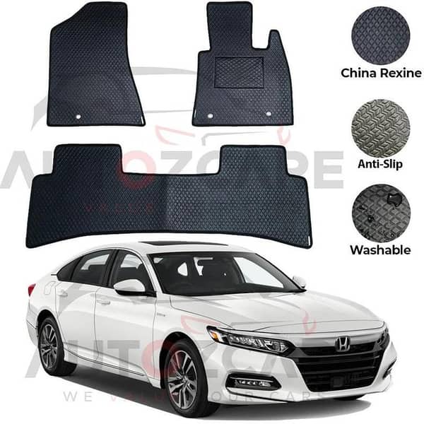 Honda Accord China Rexine Floor Mat 3PCS - Model 2018-2022