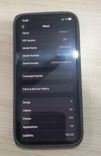 Iphone 12 dual PTA Approved 128GB