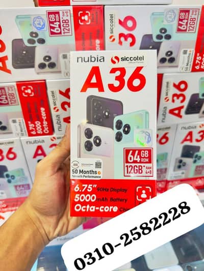 Nubia A36 Box Pack Holsale Price