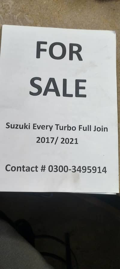 Suzuki Every (join turbo) 660cc