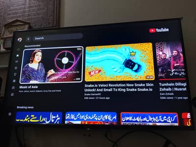 Sony android 4k tv . . . 43 inch