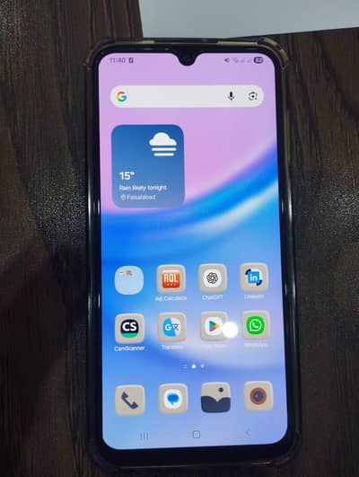 Samsung A15 4G  8/256 good condition contact 03008659636